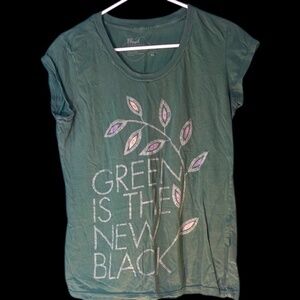 Fossil Olive Graphic Tee